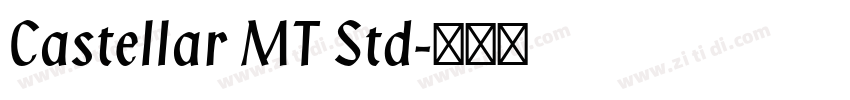 Castellar MT Std字体转换